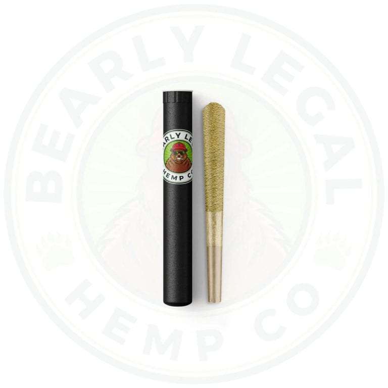 Bearly Legal Hemp Co Delta 8 THC Preroll Kief Joint