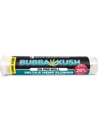 Blue Moon Hemp Delta 8 Moon Rock Preroll joint Kief - Bubba Kush