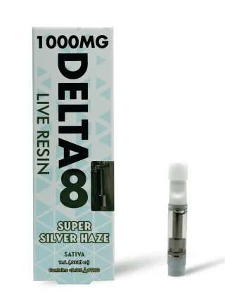 Buy CannaXtra Super Silver Haze Live Resin Delta 8 Cartridge (1g)