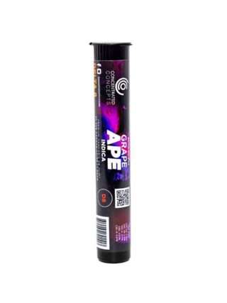 Concentrated Concepts Delta 8 THC Preroll – Grape Ape 200mg