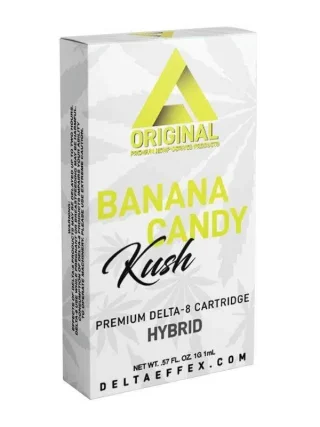 Delta Extrax Banana Candy Kush 1g Delta 8 THC Vape Cartridge
