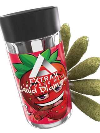 Delta Extrax D8 Pre Rolls Infused Liquid Diamonds – Strawberry Cough 5 Pack