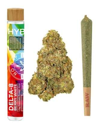 No Cap Hemp Co Delta 8 THC Preroll Joint Berry White