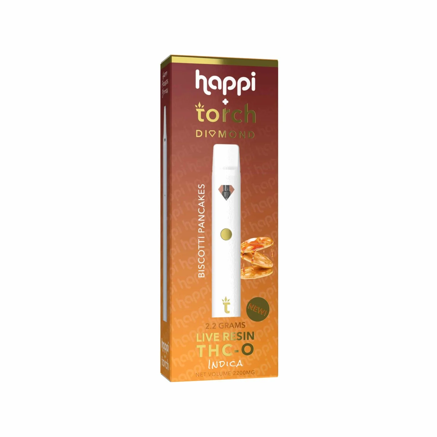 Torch x Happi Diamond THC-O + Delta 8 Disposables