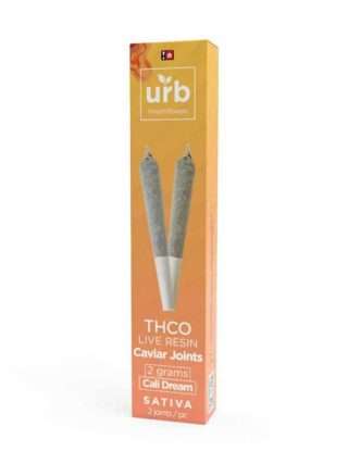 URB THCO Caviar Joint – Cali Lemon Dream 1G 2 Pack