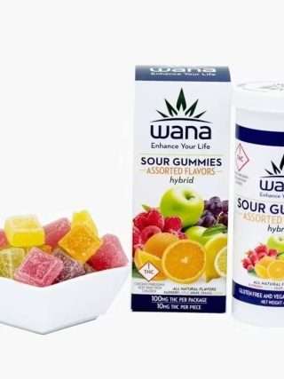 Buy Sour Assorted Gummies 100mg - Hybrid