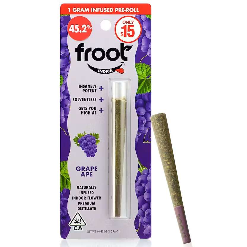 Froot Grape Ape Infused 1-gram Pre-roll EU