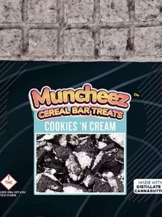 MUNCHEEZ - COOKIES N CREAM - 100MG CEREAL BAR